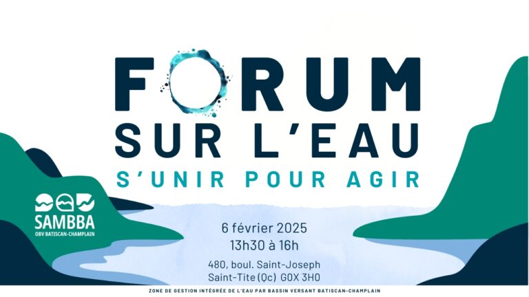 Visuel - 2e Forum sur l'eau 6 février 2025